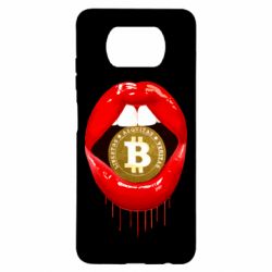 Чехол для Xiaomi Poco X3 Bitcoin in the teeth - PrintSalon