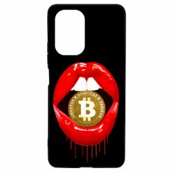 Чехол для Xiaomi Poco F3/K40 Bitcoin in the teeth - PrintSalon