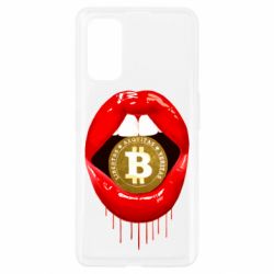Чехол для Realme 7 Pro Bitcoin in the teeth - PrintSalon