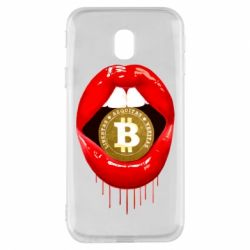 Чехол для Samsung J3 2017 Bitcoin in the teeth - PrintSalon
