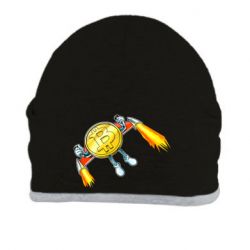 Шапка Bitcoin into space - PrintSalon