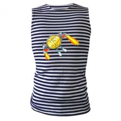 Майка-тельняшка Bitcoin into space - PrintSalon