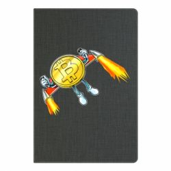 Блокнот с принто Bitcoin into space - PrintSalon