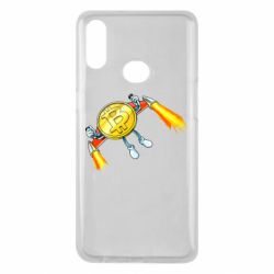 Чехол для Samsung A10s Bitcoin into space - PrintSalon