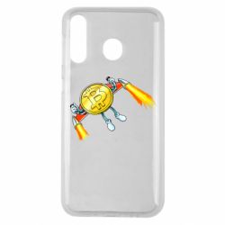 Чехол для Samsung M30 Bitcoin into space - PrintSalon
