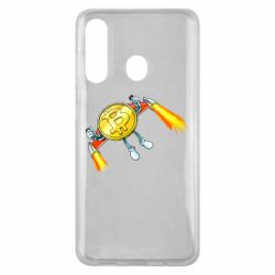 Чехол для Samsung M40 Bitcoin into space - PrintSalon