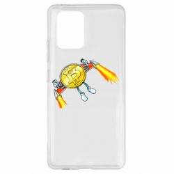 Чехол для Samsung S10 Lite Bitcoin into space - PrintSalon