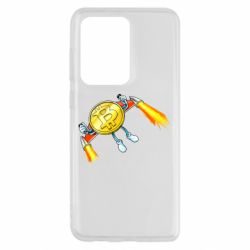 Чехол для Samsung S20 Ultra Bitcoin into space - PrintSalon
