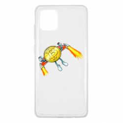 Чехол для Samsung Note 10 Lite Bitcoin into space - PrintSalon