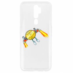 Чехол для Oppo A5/A9 2020 Bitcoin into space - PrintSalon