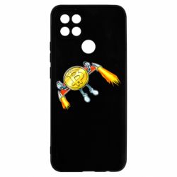 Чехол для Oppo A15s/A15 Bitcoin into space - PrintSalon