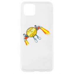 Чехол для Oppo A92s Bitcoin into space - PrintSalon