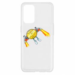 Чехол для Oppo Reno 5 4G Bitcoin into space - PrintSalon