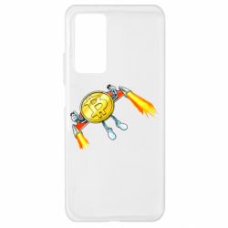 Чехол для Xiaomi Mi 10T/10T Pro Bitcoin into space - PrintSalon