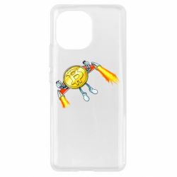 Чехол для Xiaomi Mi11 Bitcoin into space - PrintSalon