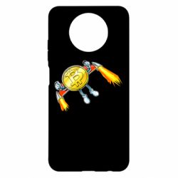 Чехол для Xiaomi Redmi Note 9 5G/Redmi Note 9T Bitcoin into space - PrintSalon