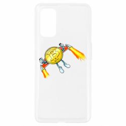 Чехол для Realme 7 Pro Bitcoin into space - PrintSalon