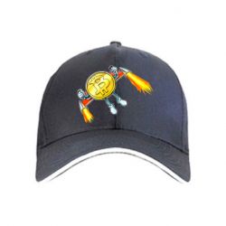 Кепка Bitcoin into space - PrintSalon