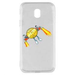 Чехол для Samsung J3 2017 Bitcoin into space - PrintSalon