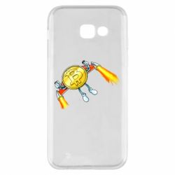 Чехол для Samsung A5 2017 Bitcoin into space