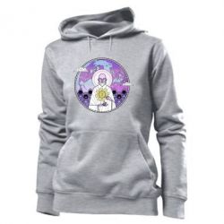 Женское худи Bitcoin on the planet - PrintSalon