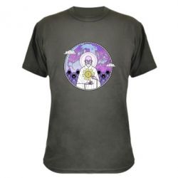 Камуфляжная футболка Bitcoin on the planet - PrintSalon