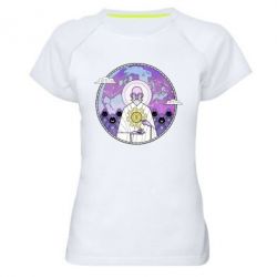 Женская футболка для спорта Bitcoin on the planet - PrintSalon