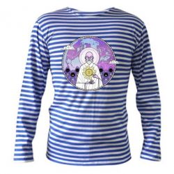 Тельняшка с длинным рукавом Bitcoin on the planet - PrintSalon