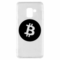 Чехол для Samsung A8 2018 Биткоин лого - PrintSalon