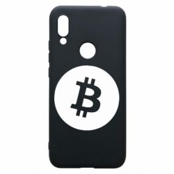 Чехол для Xiaomi Redmi 7 Биткоин лого - PrintSalon