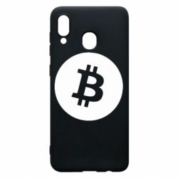 Чехол для Samsung A30 Биткоин лого - PrintSalon