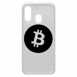 Чехол для Samsung A40 Биткоин лого - PrintSalon