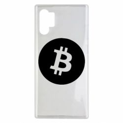 Чехол для Samsung Note 10 Plus Биткоин лого