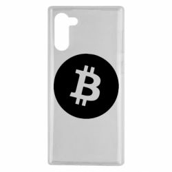 Чехол для Samsung Note 10 Биткоин лого - PrintSalon
