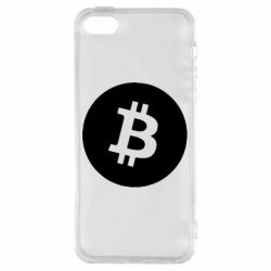 Чехол для iPhone5/5S/SE Биткоин лого - PrintSalon