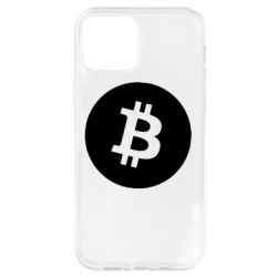 Чехол для iPhone 12 Биткоин лого - PrintSalon