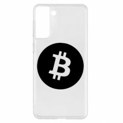 Чехол для Samsung S21+ Биткоин лого - PrintSalon