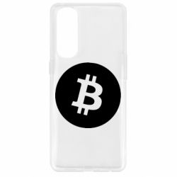 Чехол для Oppo Reno 4 Pro Биткоин лого - PrintSalon