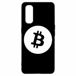 Чехол для Oppo Find X2 Биткоин лого - PrintSalon