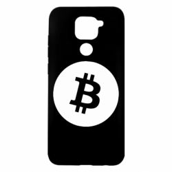 Чехол для Xiaomi Redmi Note 9/Redmi 10X Биткоин лого - PrintSalon