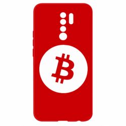 Чехол для Xiaomi Redmi 9 Биткоин лого - PrintSalon