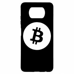 Чехол для Xiaomi Poco X3 Биткоин лого - PrintSalon