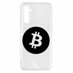 Чехол для Realme 6 Биткоин лого - PrintSalon