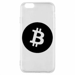 Чехол для iPhone 6/6S Биткоин лого - PrintSalon