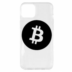 Чехол для iPhone 14 Plus Биткоин лого - PrintSalon