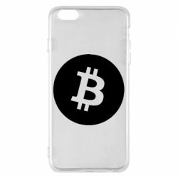 Чехол для iPhone 6 Plus/6S Plus Биткоин лого - PrintSalon