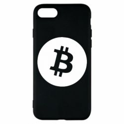 Чехол для iPhone 8 Биткоин лого - PrintSalon
