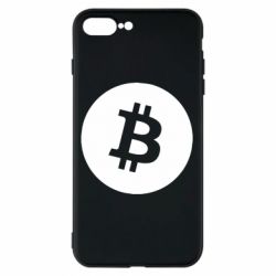 Чехол для iPhone 8 Plus Биткоин лого - PrintSalon