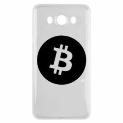 Чехол для Samsung J7 2016 Биткоин лого
