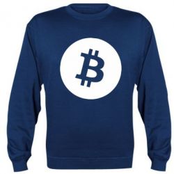 Cвитшот Биткоин лого - PrintSalon